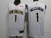Pelicans 1 Zion Williamson White Earned Edition Nike Swingman Jersey,baseball caps,new era cap wholesale,wholesale hats